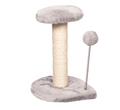 SCRATCHING TREE POST W/ PLATFORM & SPRING BALL 20X20X29CM