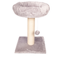 SCRATCHING TREE POST W/ BED & BALL 35X35X50CM
