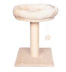 SCRATCHING TREE POST W/ BED & BALL 35X35X50CM