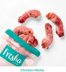 FRESHA PREMIUM RAW DOG FOOD CHICKEN NECKS IQF - 500G