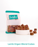 FRESHA PREMIUM RAW DOG FOOD LAMB ORGAN BLEND CUBES - 500G