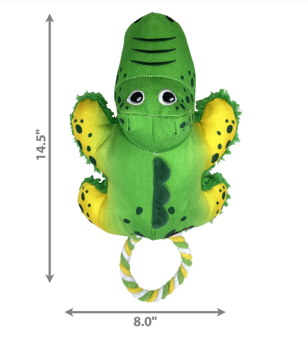 KONG COZIE TUGGZ ALLIGATOR MED/LGE
