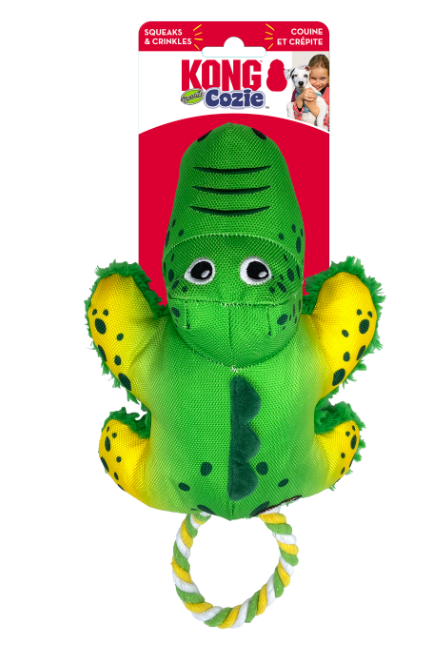 KONG COZIE TUGGZ ALLIGATOR SML/MED