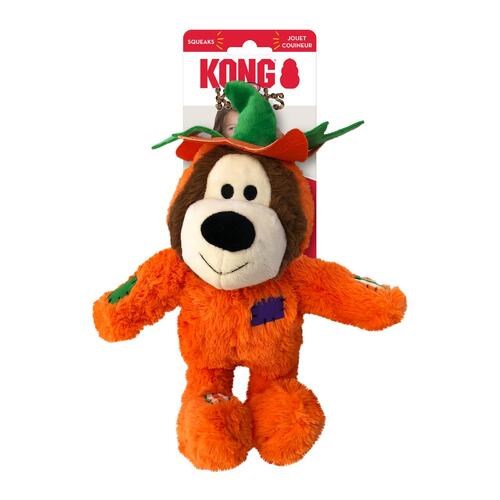 KONG HALLOWEEN WILD KNOTS PUMPKIN BEAR MED/LGE