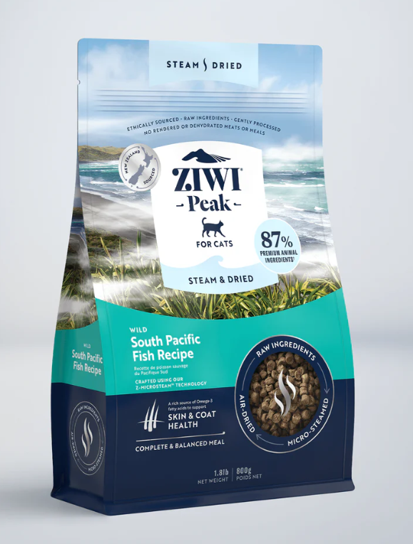 ZIWI PEAK CAT STEAM DRIED PACIFIC FISH 800G