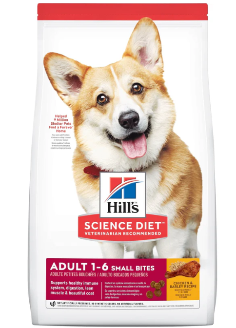 HILL'S SCIENCE DIET CANINE ADULT SMALL BITES 6.8KG