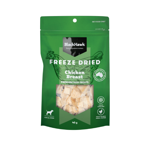 BLACK HAWK FREEZE DRIED CHICKEN TREATS 40G