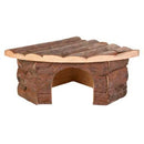 NATURAL GUINEA PIG CORNER HOUSE 22X22X13CM