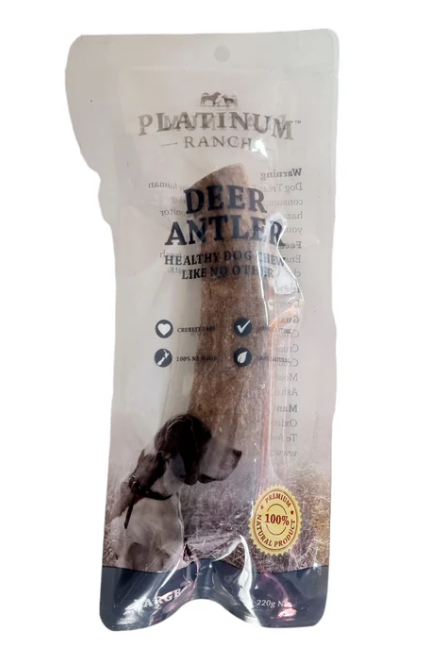 PLATINUM RANCH DEER ANTLER MEDIUM