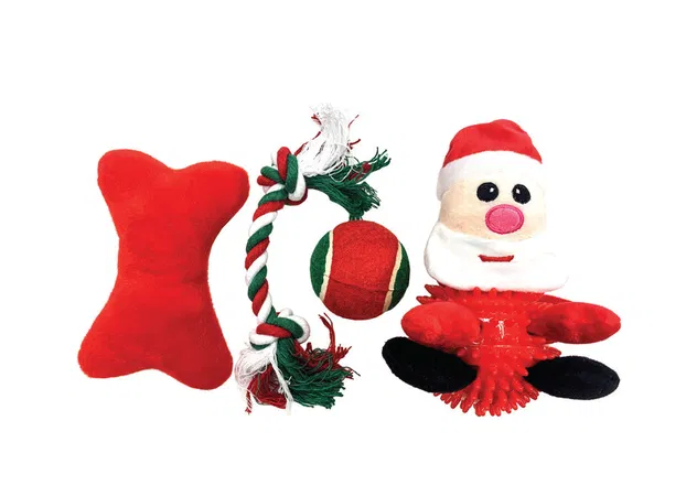 CHRISTMAS DOG GIFT PACK - 4pc