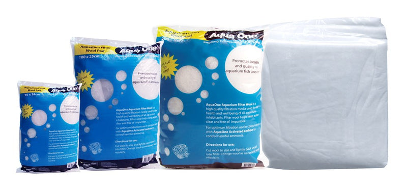 AQUA ONE FILTER WOOL COARSE 100X25CM