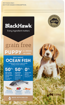 BLACK HAWK GRAIN FREE PUPPY FISH 2.5KG
