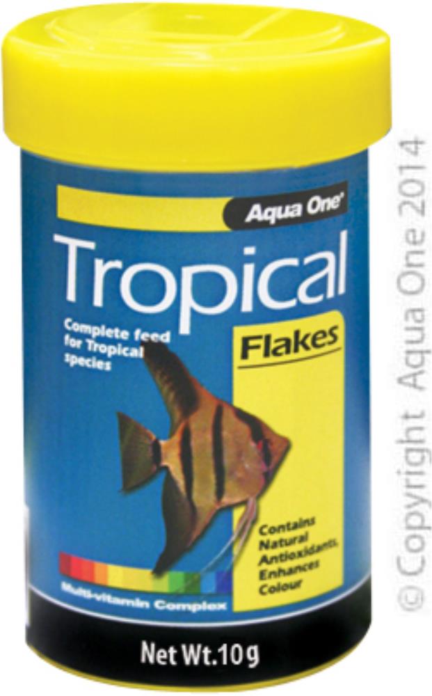 AQUA ONE TROPICAL FLAKE FOOD 10G