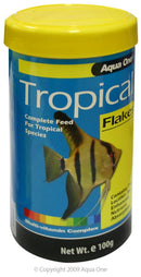 AQUA ONE TROPICAL FLAKE FOOD 100G