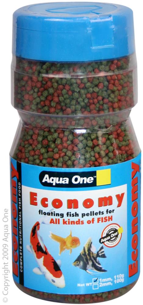 AQUA ONE ECO PELLET FOOD 1MM 110G