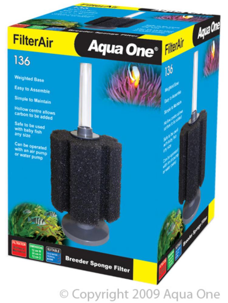 AQUA ONE FILTER AIR 136 AIR FILTER