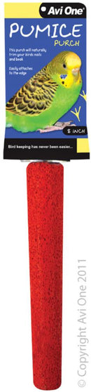 AVIONE PUMICE PERCH 8INCH RED