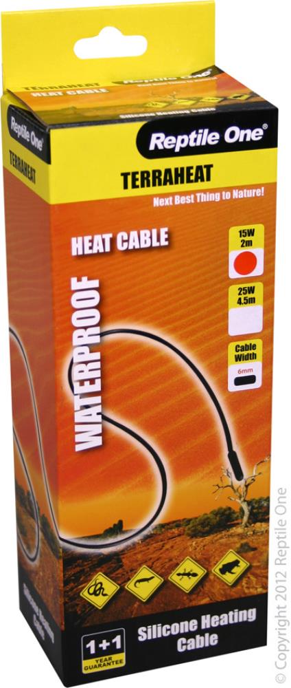 REPTILE ONE HEAT CORD 15W 2M TERRAHEAT