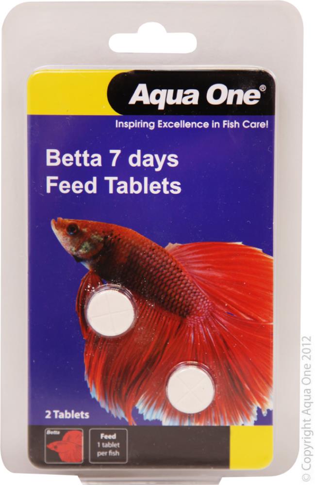 AQUA ONE BLOCK BETTA 7 DAY FEEDER 2TABS