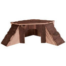 NATURAL GUINEA PIG PLAYHOUSE 37X15X37CM
