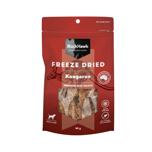 BLACK HAWK FREEZE DRIED ROO TREATS 40G