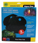 AQUA ONE AQUIS SPONGE 1000/1200 2PK 40S