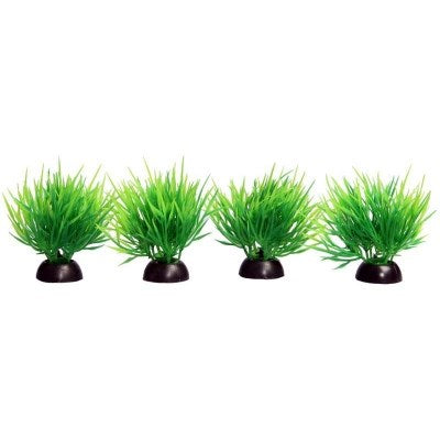 ECOSCAPE F/GRD HAIR GRASS 4PK GREEN