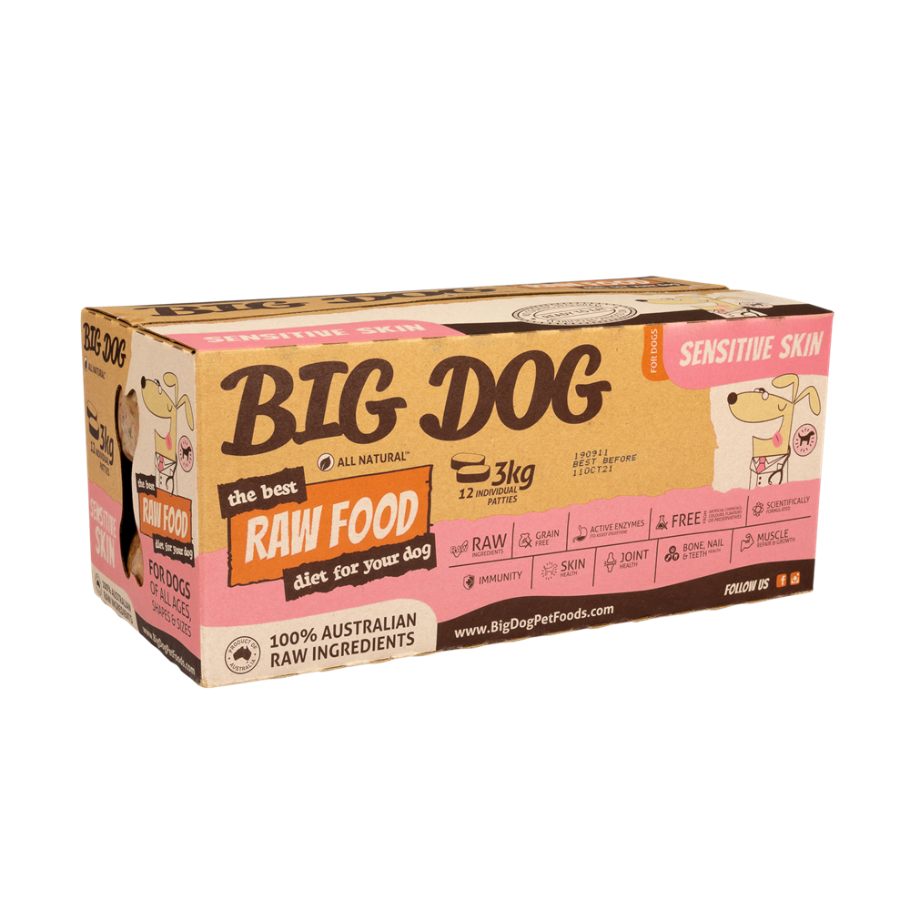 BIG DOG SENSITIVE SKIN BARF 3KG