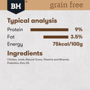 Ingredient of grain free chicken