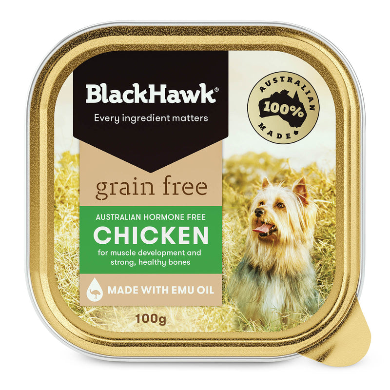 Black hawk chicken grain free wet food