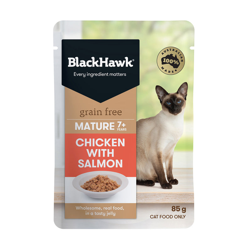 Salmon and chicken wet food