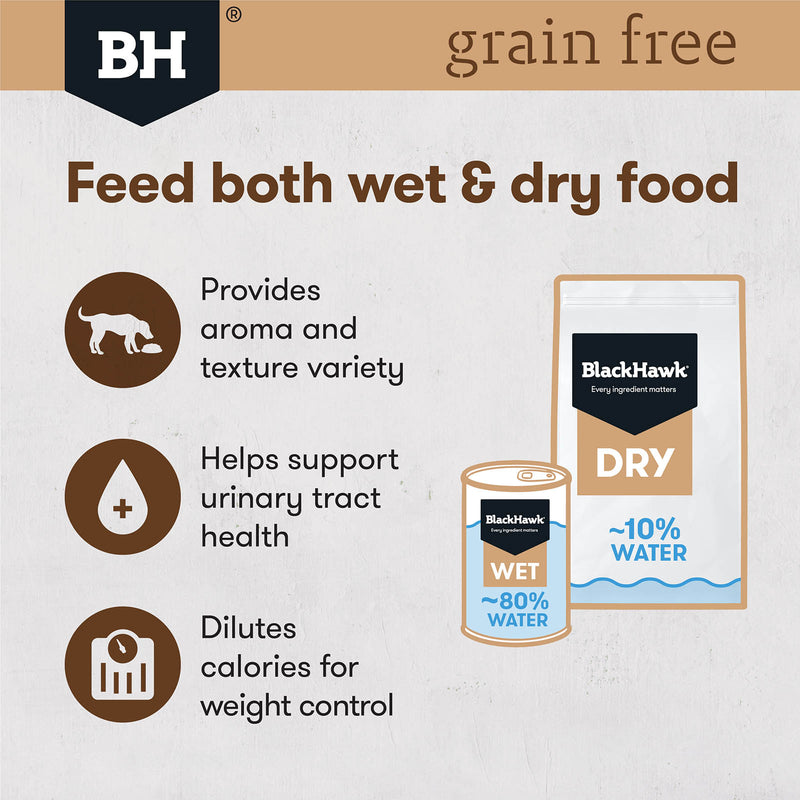 Grain free beef wet food
