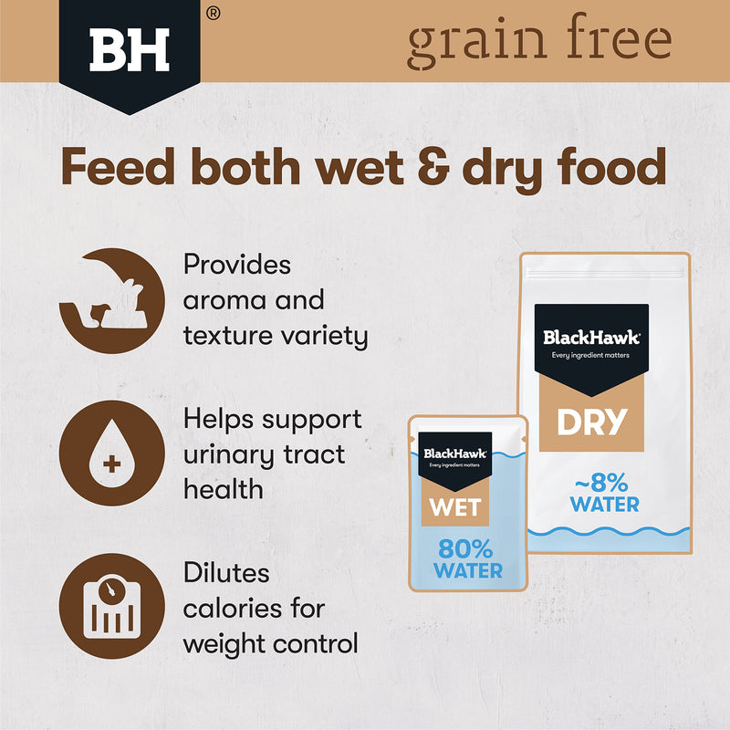 Both wet and dry food