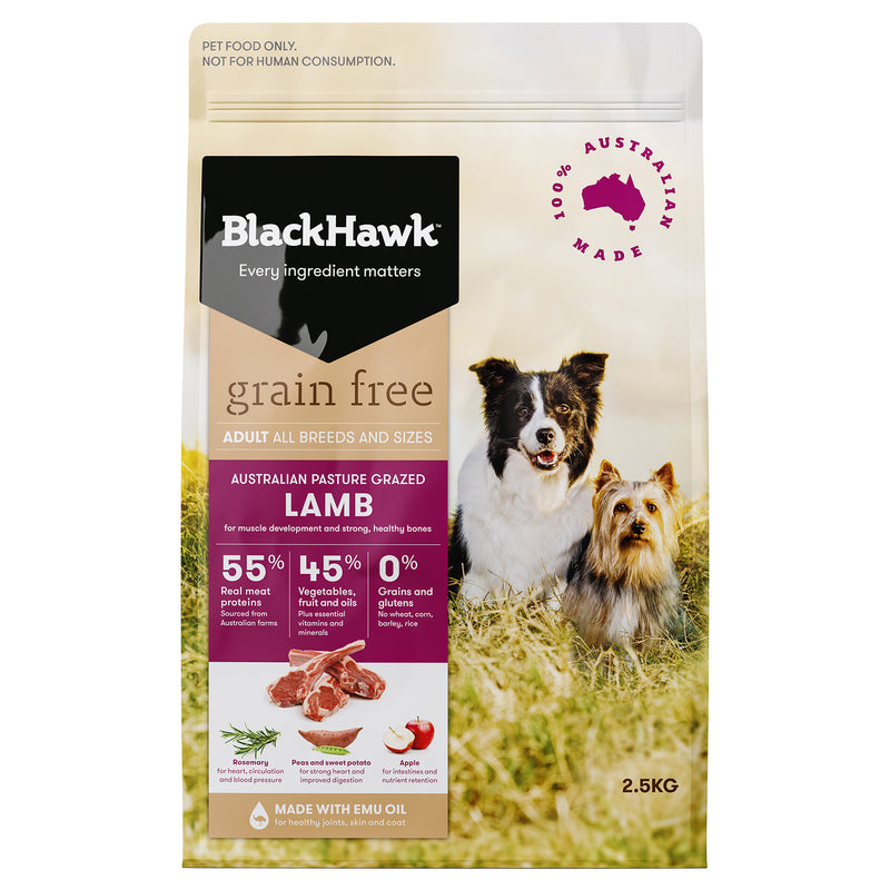 Black Hawk Lamb Grain free