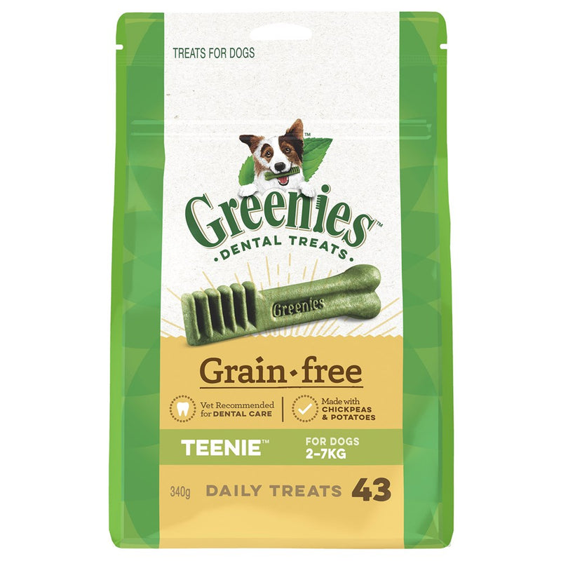 GREENIES GRAIN FREE TREAT 340G TEENIE