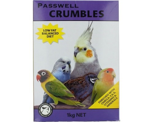 PASSWELL SMALL BIRD CRUMBLES 1KG