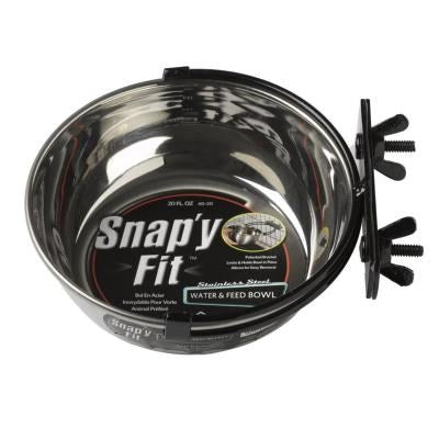 SNAPY FIT STAINLESS STEEL BOWL 600ML