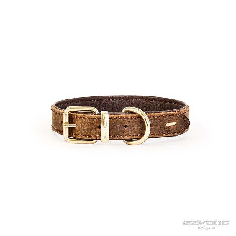 EZYDOG COLLAR OXFORD LGE TAN