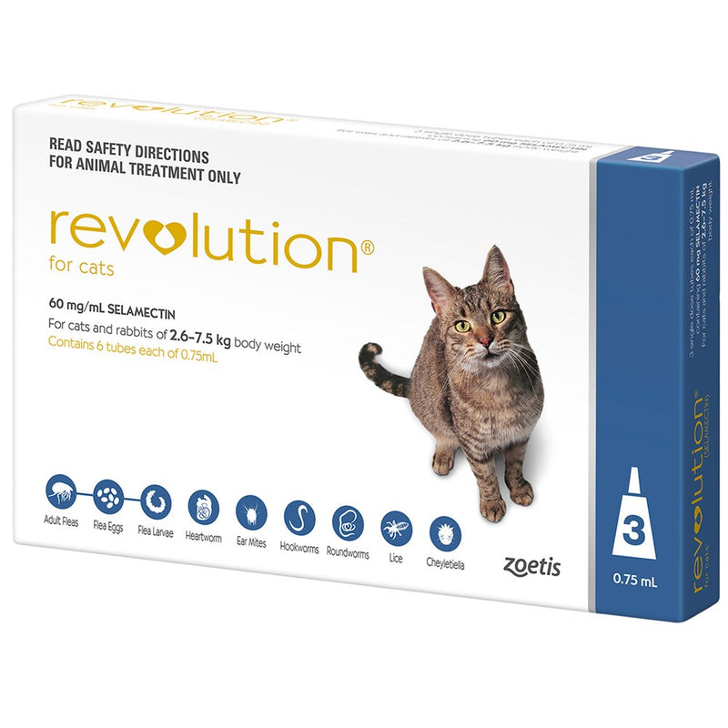Revolution for cats 3PK