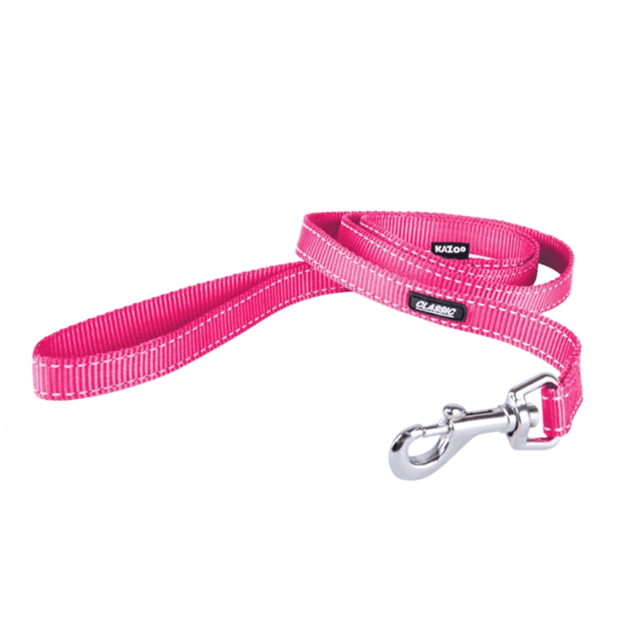 CLASSIC NYLON LEAD PINK 180CM x 25MM