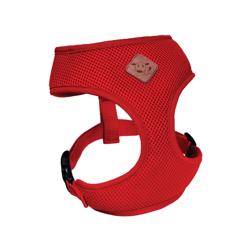 CLASSIC SOFT WALKING HARNESS RED SMALL