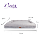 KAZOO WOMBAT BED GREY XLARGE