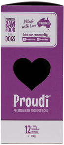 Proudi Kangaroo and Beef Raw Diet