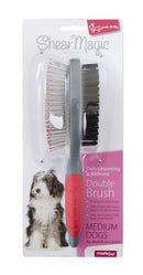 SHEAR MAGIC BRUSH DOUBLE MED