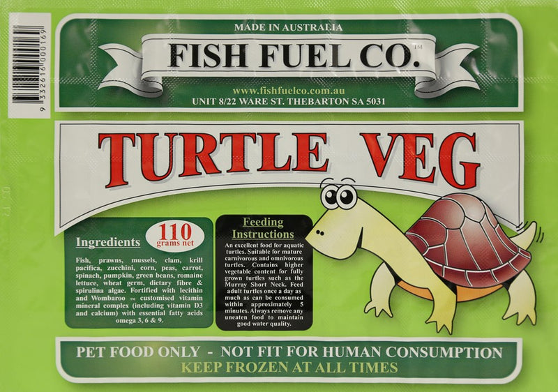 FISH FUEL TURTLE VEGETABLE FOOD 110G