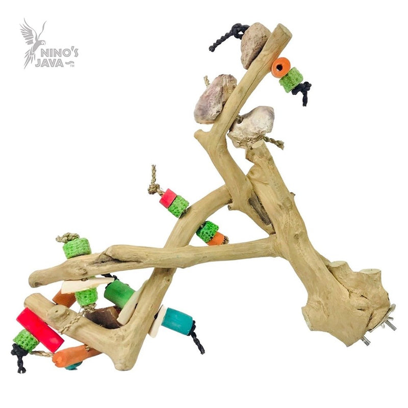 *JAVA MULTI BRANCH PERCH W/TOY LARGE