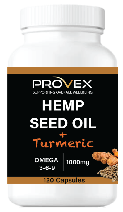 PROVEX BOOST HEMP SEED & TURMERIC CAPSULES