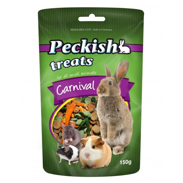 PECKISH CARNIVAL TREATS 150G