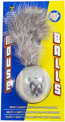 CATNIP MOUSE BALL W/TAIL