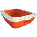 SCREAM RECTANGLE LITTER TRAY ORANGE